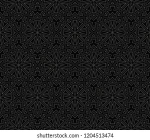 Vector geometric seamless pattern. Simple regular background.Vector monochrome seamless pattern. Abstract repeat backdrop. Design for decor, prints, textile, furniture, cloth, digital
