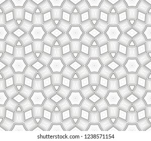 Vector geometric seamless pattern. Simple regular background.Vector monochrome seamless pattern. Abstract repeat backdrop. Design for decor, prints, textile, furniture, cloth, digital