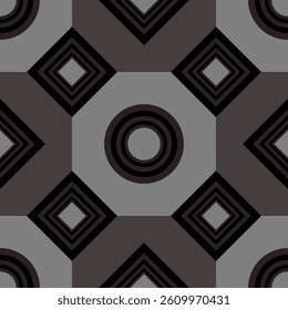 Vector geometric seamless pattern, tiles, fabric, paper, wraping, decoration and etc.