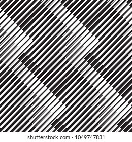 Vector geometric seamless pattern. Universal repeating abstract shape in black and white. Modern universal background design