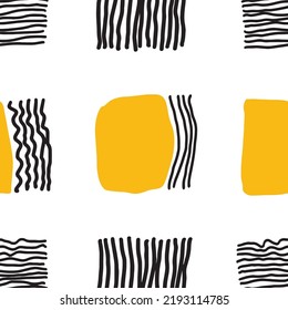 Vector geometric seamless pattern. Universal Repeating abstract background