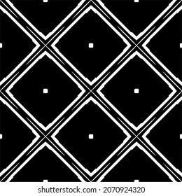 Vector geometric seamless pattern.Modern geometric background with abstract shapes.Monochromatic Repeating Patterns.Endless abstract texture.black and white ornament for design.