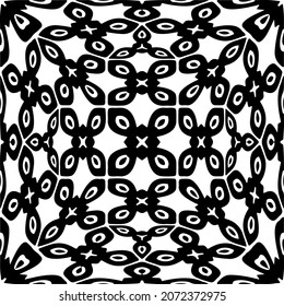 

Vector geometric seamless pattern.Modern geometric background with abstract shapes.Monochromatic Repeating Patterns.Endless abstract texture.black and white ornament for design.
