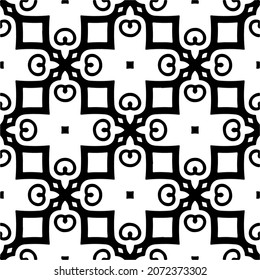 

Vector geometric seamless pattern.Modern geometric background with abstract shapes.Monochromatic Repeating Patterns.Endless abstract texture.black and white ornament for design.