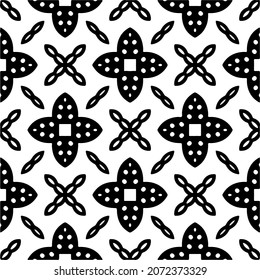 

Vector geometric seamless pattern.Modern geometric background with abstract shapes.Monochromatic Repeating Patterns.Endless abstract texture.black and white ornament for design.