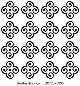 

Vector geometric seamless pattern.Modern geometric background with abstract shapes.Monochromatic Repeating Patterns.Endless abstract texture.black and white ornament for design.