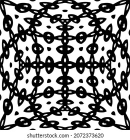 Vector geometric seamless pattern.Modern geometric background with abstract shapes.Monochromatic Repeating Patterns.Endless abstract texture.black and white ornament for design.