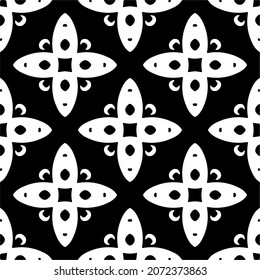

Vector geometric seamless pattern.Modern geometric background with abstract shapes.Monochromatic Repeating Patterns.Endless abstract texture.black and white ornament for design.