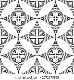 

Vector geometric seamless pattern.Modern geometric background with abstract shapes.Monochromatic Repeating Patterns.Endless abstract texture.black and white ornament for design.