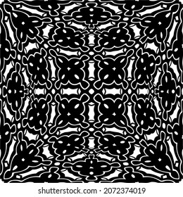 

Vector geometric seamless pattern.Modern geometric background with abstract shapes.Monochromatic Repeating Patterns.Endless abstract texture.black and white ornament for design.