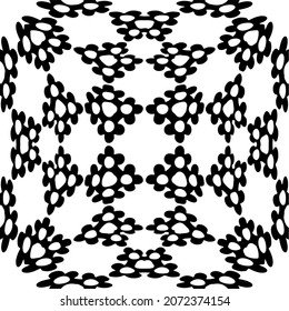 

Vector geometric seamless pattern.Modern geometric background with abstract shapes.Monochromatic Repeating Patterns.Endless abstract texture.black and white ornament for design.