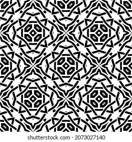 
Vector geometric seamless pattern.Modern geometric background with abstract shapes.Monochromatic Repeating Patterns.Endless abstract texture.black and white image for design.