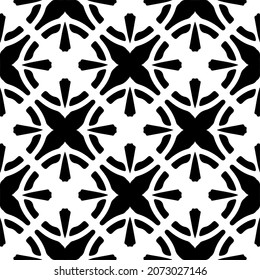 
Vector geometric seamless pattern.Modern geometric background with abstract shapes.Monochromatic Repeating Patterns.Endless abstract texture.black and white image for design.