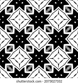 
Vector geometric seamless pattern.Modern geometric background with abstract shapes.Monochromatic Repeating Patterns.Endless abstract texture.black and white image for design.