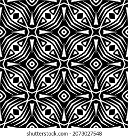 
Vector geometric seamless pattern.Modern geometric background with abstract shapes.Monochromatic Repeating Patterns.Endless abstract texture.black and white image for design.