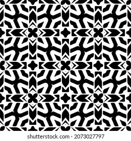 
Vector geometric seamless pattern.Modern geometric background with abstract shapes.Monochromatic Repeating Patterns.Endless abstract texture.black and white image for design.