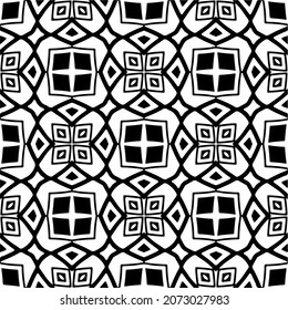 
Vector geometric seamless pattern.Modern geometric background with abstract shapes.Monochromatic Repeating Patterns.Endless abstract texture.black and white image for design.