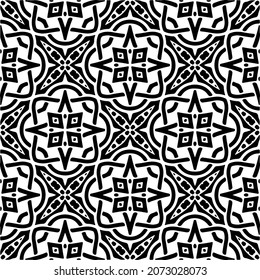 
Vector geometric seamless pattern.Modern geometric background with abstract shapes.Monochromatic Repeating Patterns.Endless abstract texture.black and white image for design.