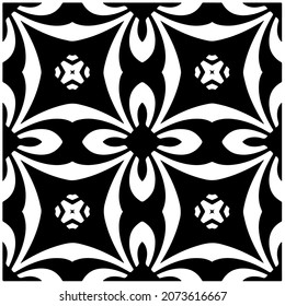 Vector geometric seamless pattern.Modern geometric background with abstract shapes.Monochromatic Repeating Patterns.Endless abstract texture.black and white image for design.