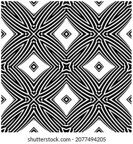 
Vector geometric seamless pattern.Modern geometric background with abstract shapes.Monochromatic Repeating Patterns.Endless abstract texture.black and white image for design.
