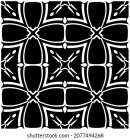 
Vector geometric seamless pattern.Modern geometric background with abstract shapes.Monochromatic Repeating Patterns.Endless abstract texture.black and white image for design.