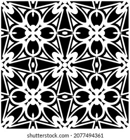 
Patrón de vectores geométricos sin soldadura.Fondo geométrico moderno con formas abstractas.Patrones repetitivos monocromáticos.Textura abstracta infinita.imagen en blanco y negro para el diseño.