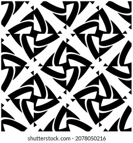 
Vector geometric seamless pattern.Modern geometric background with abstract shapes.Monochromatic Repeating Patterns.Endless abstract texture.black and white image for design.