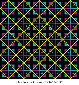 Vector geometric seamless patterns. Abstract seamless polygonal grid ornament textures.  vector illustration