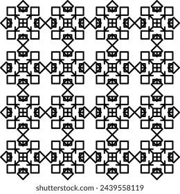 Colección de patrones geométricos sin costuras vectoriales