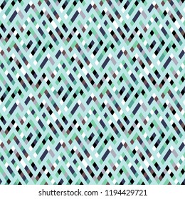Vector geometric seamless plaid pattern in baby blue color. Small ditsy print with squares, checks and geometric shapes. Baby ditsy abstract background with stripes. Vintage retro background in vector