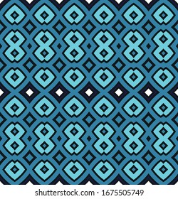 vector geometric seamless print pattern