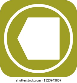 Vector Geometric Shape Icon 
