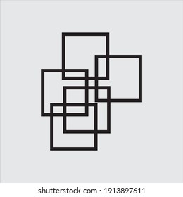 Vector geometric shape. Trendy graphic element for your unique design.