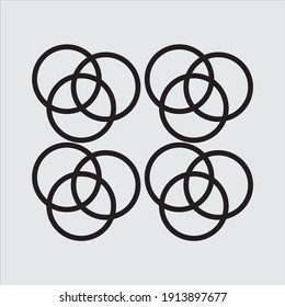 Forma geométrica vectorial. Elemento gráfico de moda para su diseño único.