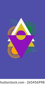 Plano de fundo abstrato de formas geométricas vetoriais