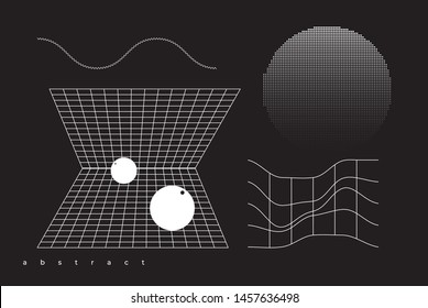 Vector Geometric Shapes Collection For Business Design Concepts Animation Web Interfaces
