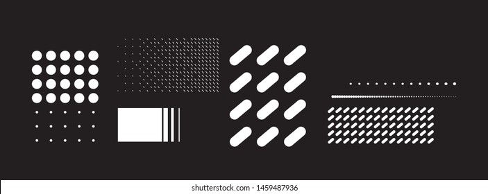 Vector Geometric Shapes Collection For Business Design Concepts. Animation Web Interfaces
