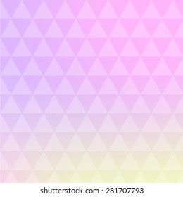 Vector of geometric shapes. Color mosaic banner. Triangle background