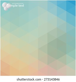 Vector geometric shapes. Colorful  background. Texture for use in the design of brochures, booklets, banners and others.