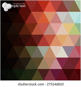 Vector geometric shapes. Colorful  background. Texture for use in the design of brochures, booklets, banners and others.