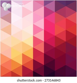Vector geometric shapes. Colorful  background. Texture for use in the design of brochures, booklets, banners and others.