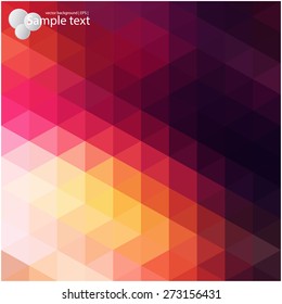 Vector geometric shapes. Colorful  background. Texture for use in the design of brochures, booklets, banners and others.