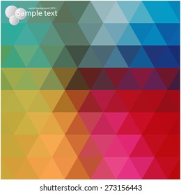 Vector geometric shapes. Colorful  background. Texture for use in the design of brochures, booklets, banners and others.