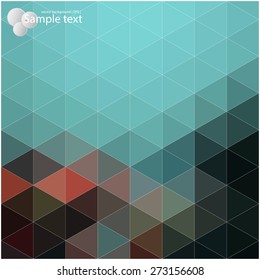 Vector geometric shapes. Colorful  background. Texture for use in the design of brochures, booklets, banners and others.