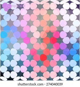 Vector geometric shapes. Colorful background. Texture for use in the design of brochures, booklets, banners and others.