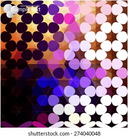 Vector geometric shapes. Colorful background. Texture for use in the design of brochures, booklets, banners and others.