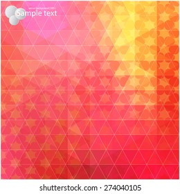 Vector geometric shapes. Colorful background. Texture for use in the design of brochures, booklets, banners and others.