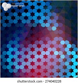 Vector geometric shapes. Colorful background. Texture for use in the design of brochures, booklets, banners and others.