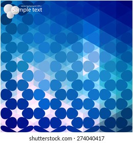 Vector geometric shapes. Colorful background. Texture for use in the design of brochures, booklets, banners and others.