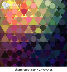 Vector geometric shapes. Colorful background. Texture for use in the design of brochures, booklets, banners and others.